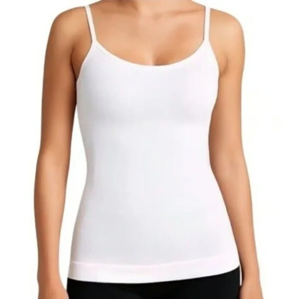 Shapermint Shapewear Camisole Womens 4XL White Smoothing Slimming Tank Top